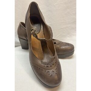 VTG Y2K 00s Kravings Brown Mary Janes Size 9 Leather